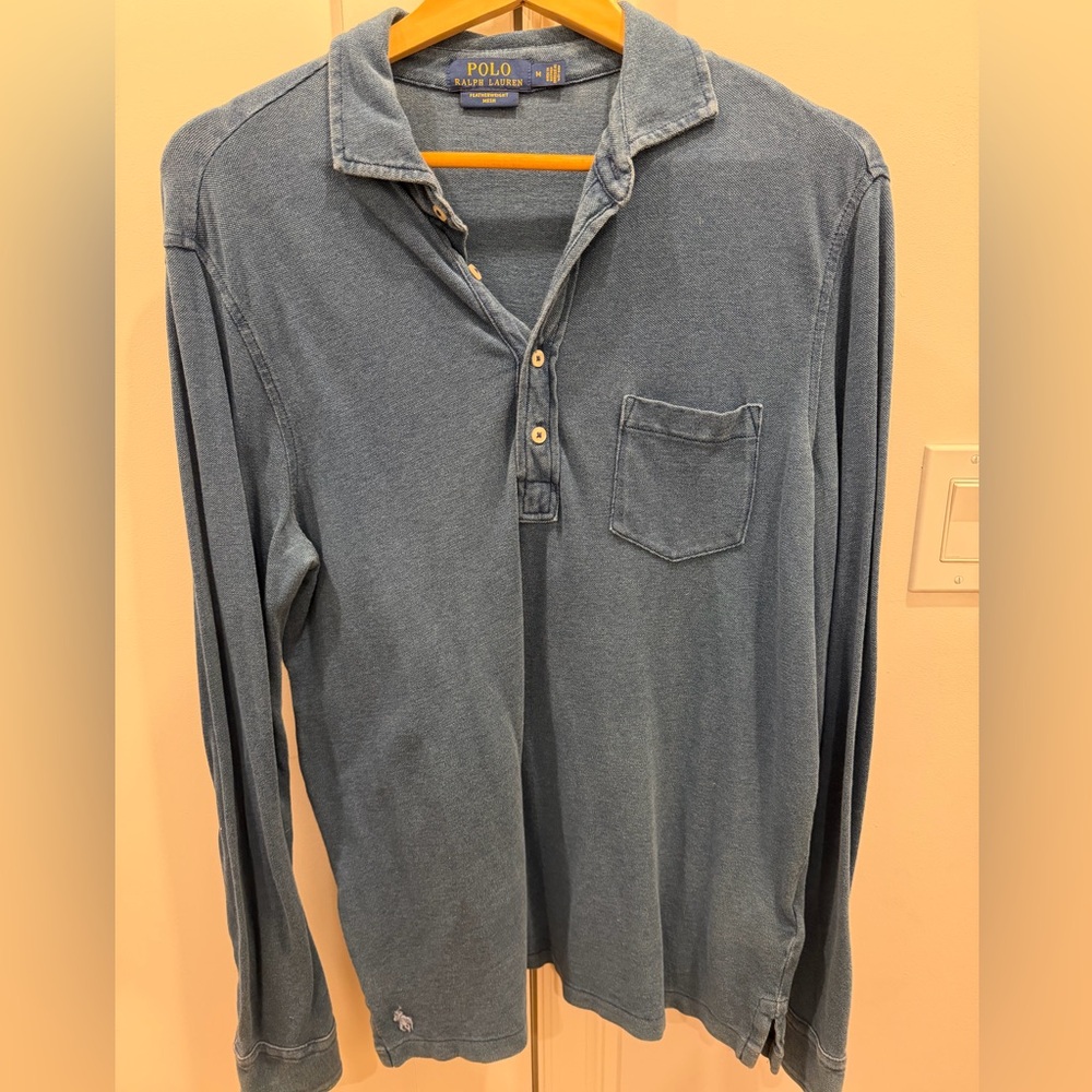 Ralph Lauren Men's Blue Long Sleeve Shirt